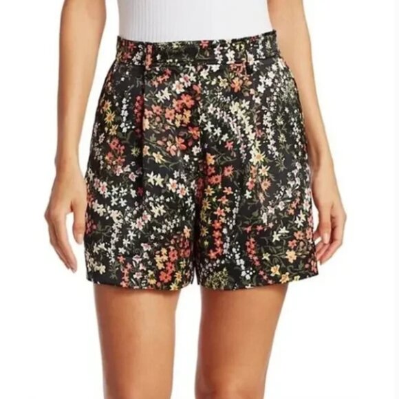 ATM Anthony Thomas Melillo Pants - ATM Anthony Thomas Melillo Shorts in Black Multifloral Size 2